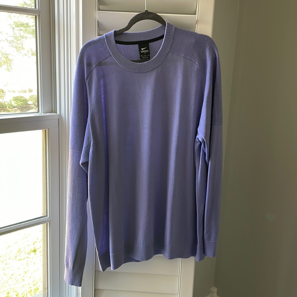 Nike Golf Tiger Woods Merino Wool Blend Crewneck Sweater